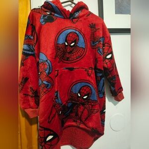 Spider-Man Red Hooded Blanket for Kids